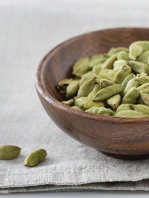 Bowl of cardamom